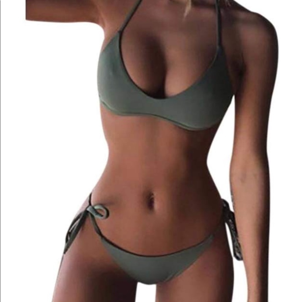 Olive Green Bikini